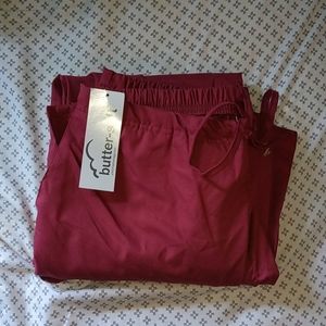 Butter-soft Burgundy Scrubs M